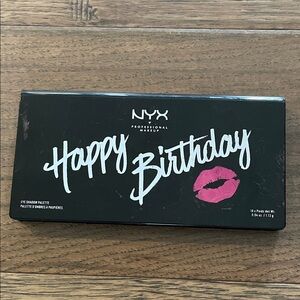 NYX Happy Birthday Eyeshadow Palette with Pink Accent